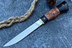 Нож &amp;quot;Батыр&amp;quot; 2: сталь - Bohler М390; рукоять - карельская береза, черный граб