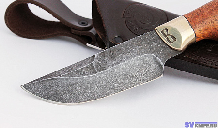 Нож "Енот" малый: сталь - ХВ-5 (алмазная); рукоять - сапеле