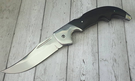 Складной нож "Носорог": сталь - Bohler М390; рукоять - G10