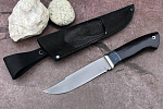 Нож &amp;quot;Глухарь&amp;quot;: сталь - Bohler s390; рукоять - граб -  карельская береза - мельхиор