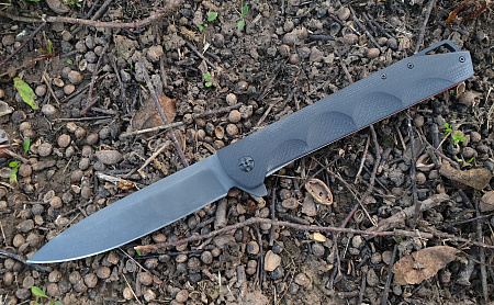 Складной нож "Егерь": сталь - Bohler К340; рукоять - G10