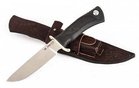 Нож "Енот" разборный: сталь - Bohler М390; рукоять - резина