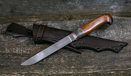 Финский нож «Puukko» -2 - сталь кованая D2, рукоять амазакуе