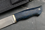 Нож &amp;quot;Сибиряк&amp;quot;: сталь - Bohler s390; рукоять - карельская береза - нейзильбер - формовочные ножны