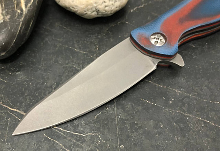 Складной нож "Тактик": сталь - Bohler S390; рукоять -микарта