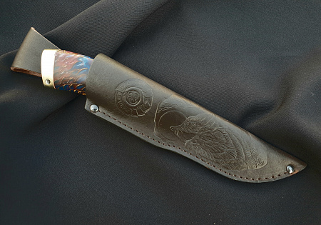 Нож "Таёжный": сталь - Bohler S390; рукоять - композит, дюралюминий