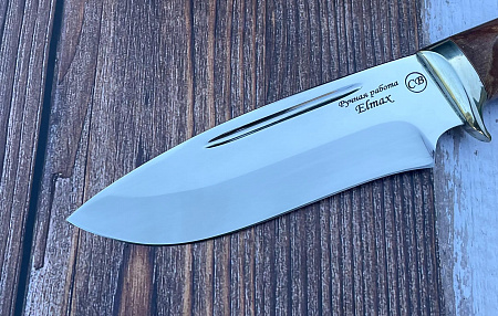 Нож "Южанин": сталь - Elmax (порошковая); рукоять - карельская береза