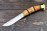 Нож &amp;quot;Сампи-бамбук&amp;quot;: сталь - Bohler М398; рукоять - карельская береза