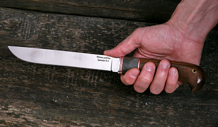 Финский нож «Puukko» -2 - сталь кованая D2, рукоять амазакуе